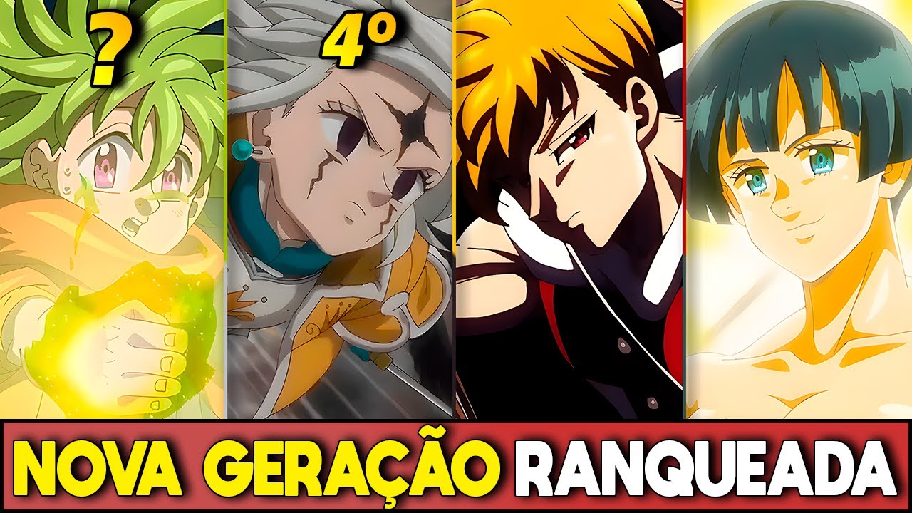 OS 4 CAVALEIROS DO APOCALIPSE EM NANATSU NO TAIZAI RANQUEADOS (Mokushiroku no Yonkishi)