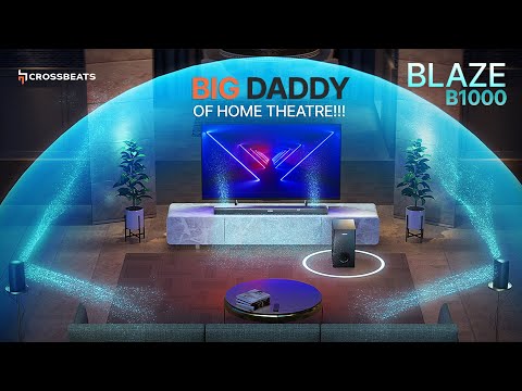 Crossbeats Blaze B1000 powerful #soundbar #hometheater #speakers