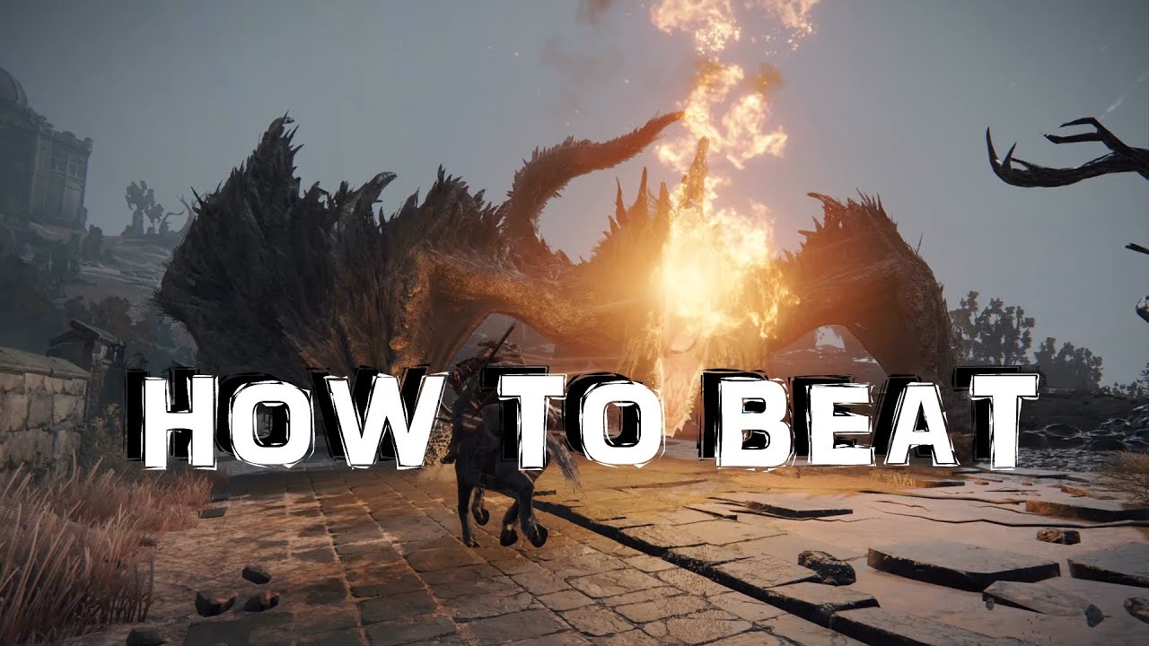 Elden Ring - How to Beat - Flying Dragon Greyll BOSS