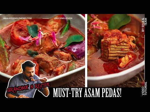 Authentic Nyonya Asam Pedas Recipe | Spicy Malaysian Fish Curry (Stingray)