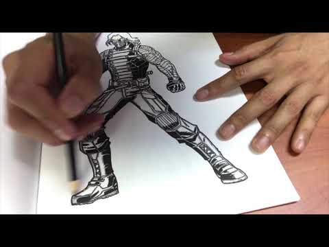 Marvel The Winter Soldier Coloring Page