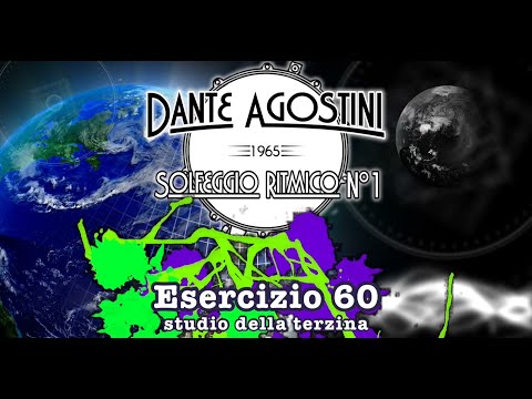 Dante Agostini - Solfeggio Ritmico N°1 - Esercizio  60