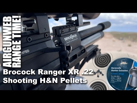 Brocock Ranger XR .22 Range Time with H&N Pellets and Hawke Optics