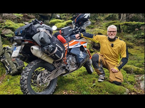 Perun Moto Large Rack & Tie Downs - How Does The Mosko R80 & BC 40 Duffle Fit On KTM 890 Adventure R