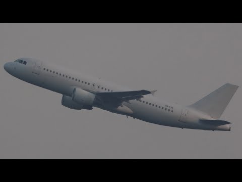 (4k) Airbus A320-214 (A320) Sky Express SX-VSL 120-260m 295km/h (odległość: 3,5km)