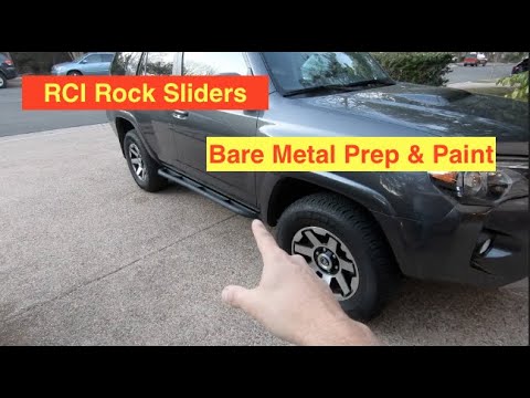RCI Rock Sliders Bare Metal Prep & Paint