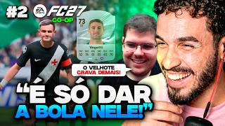 A VOLTA DA RESENHA NO MODO CO-OP DO EA FC27 COM O CAZÉ!
