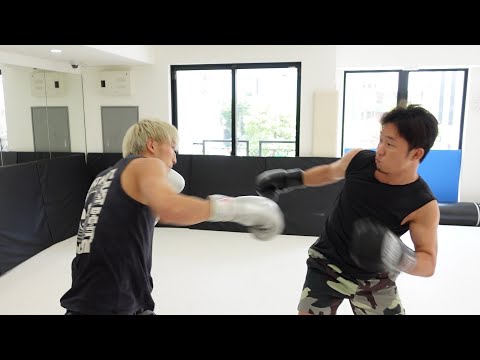 K-1現役チャンピオンとキックボクシングでスパーリングしてみた