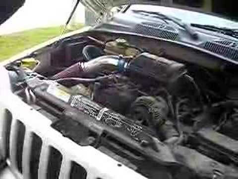 jeep liberty with k&n air intake