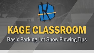 Basic Parking Lot Snow Plowing