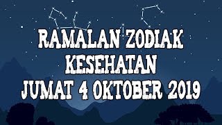 Ramalan Zodiak Kesehatan Jumat 4 Oktober 2019