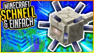 Elder Guardians Besiegen! (Trick)✨ Minecraft Schnell und Einfach #62 ✨ ErikOnHisPeriod