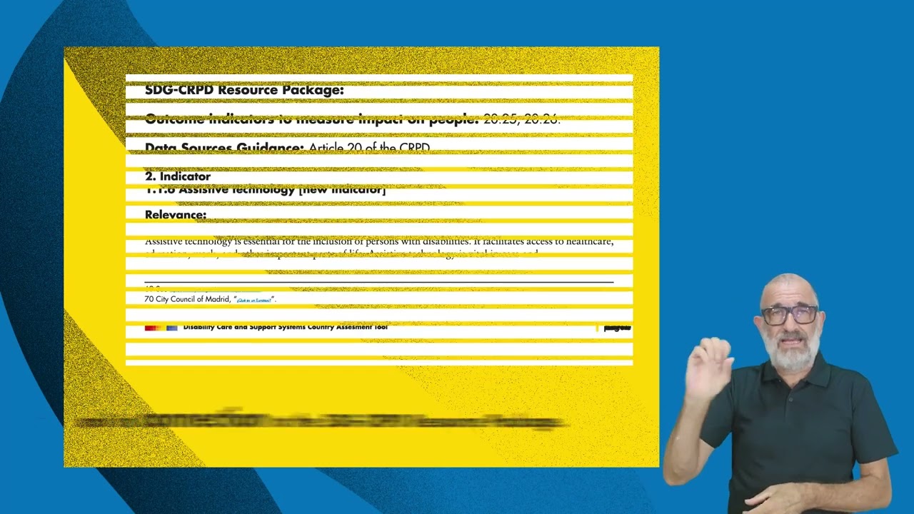 Using the Disability Care and Support Systems: Country Assessment Tool – explanatory video