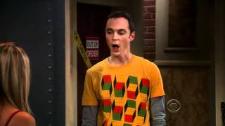 Sheldon rend visite  Penny...