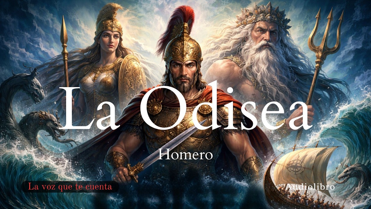 La Odisea — Homero | Audiolibro completo en español | Voz humana real
