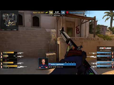 Gambit Ax1le 1v3 Clutch VS NaVi | CSGO Best Moments | CSGO Highlights