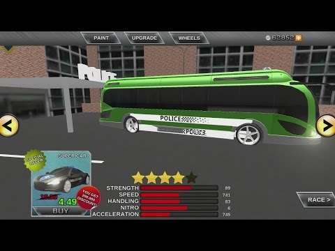 Police bus prison transport 3D Android Gameplay #2