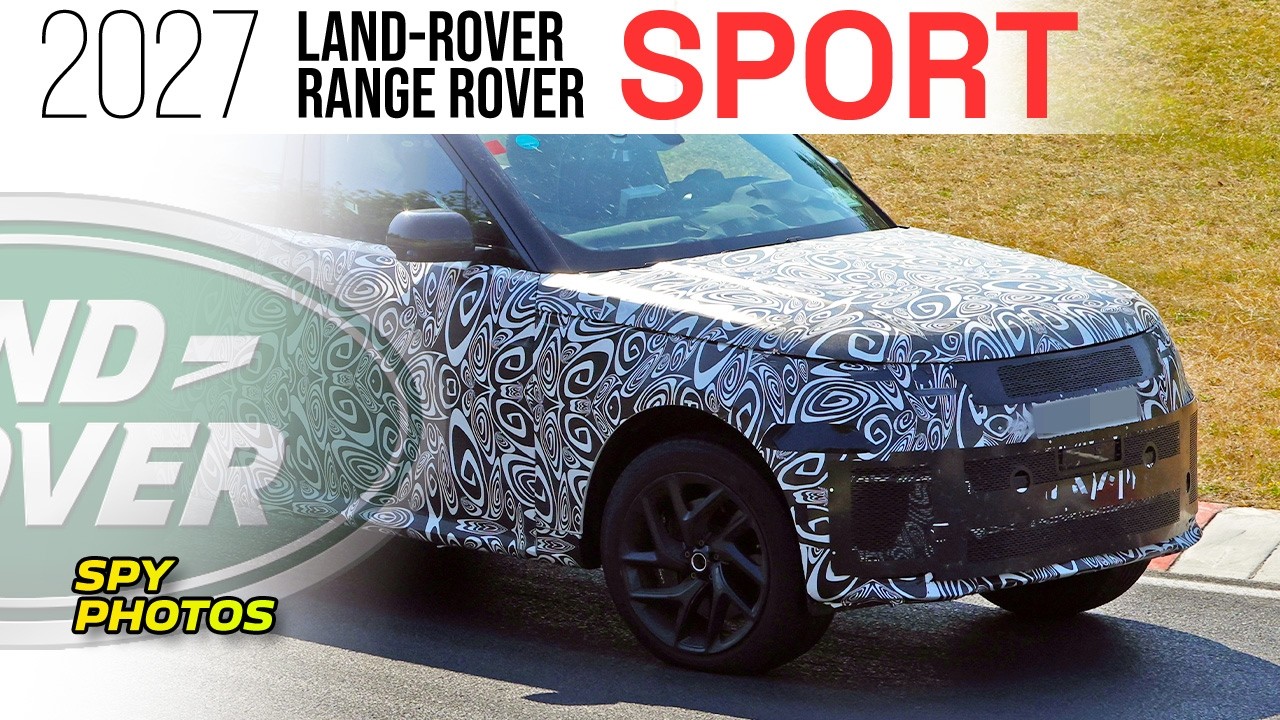 Facelifted 2027 Range Rover *Sport* visits the Nurburgring (Spy Photos)