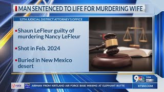 Man sentenced to life for murdering wife in Southern New Mexico desert