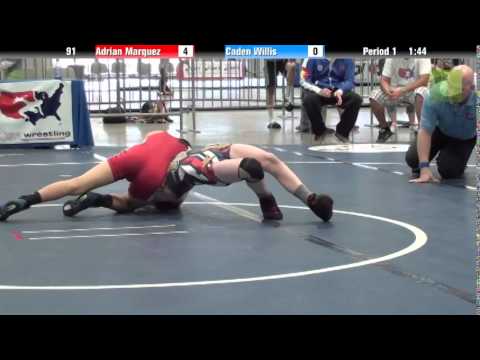 SCHOOLBOY 91 - Adrian Marquez vs. Caden Willis