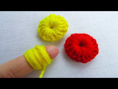Hand Embroidery Amazing Trick, Easy Flower Embroidery Trick, Sewing Hack