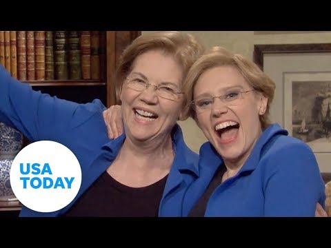 Elizabeth Warren crashes 'SNL' opening sketch | USA TODAY