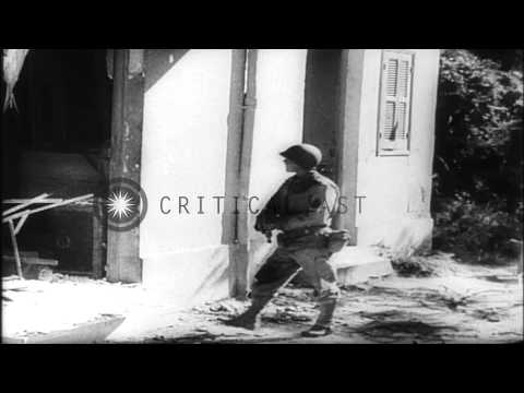 The US 2nd Army and the British 8th Army capture the city of Bizerte and the Germ...HD Stock Footage