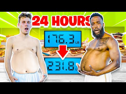 Who Can Gain the Most Weight in 24 Hours - 2HYPE Calories Challenge