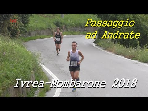 Corsa in montagna Ivrea - Mombarone 2018 - Passaggio ad Andrate