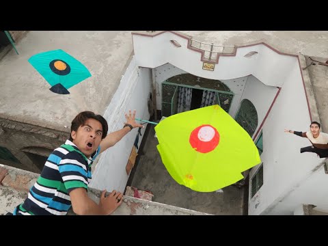 Big Patang vs Colour Ful Cutting Kite Catch | Kites