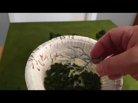 Using woodland scenics tree armature for tabletop wargaming and rpg