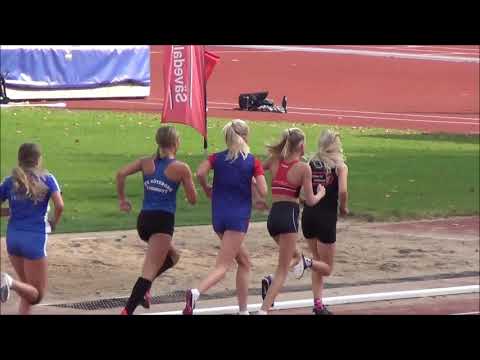 1500m Flickor 13 UDM 2020 Göteborg