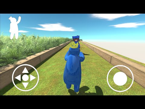 What if I Become Rainbow Friend Blue? | DEATH RUN - Animal Revolt Battle Simulator