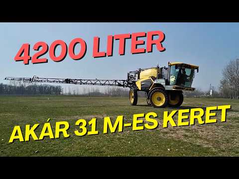  Önjáró permetező nagy sebességre és precíz munkára