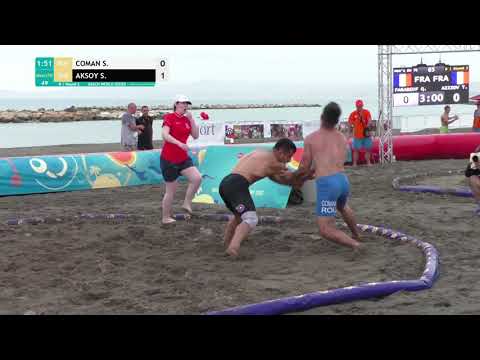 Round 2 Men's BW - 70 kg: S. COMAN (ROU) v. S. AKSOY (TUR)