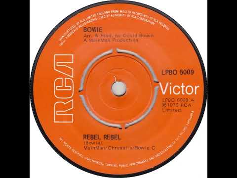 UK New Entry 1974 (34) David Bowie - Rebel Rebel