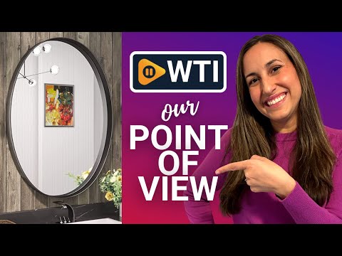 TETOTE Black Oval Bathroom Mirror - WTI product video review