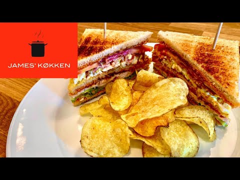Club sandwich - den gode gamle,- men i denne udgave med kalkun.