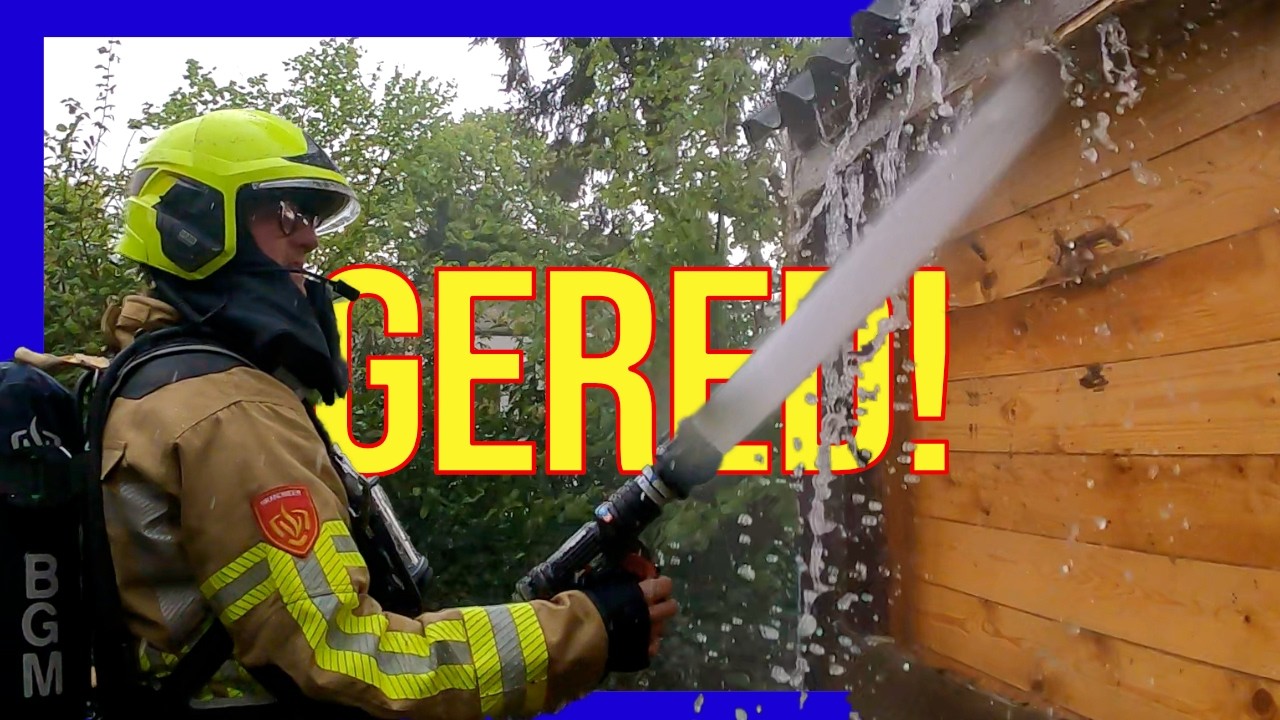 🔥 Kleine brand… maar dit had HEEL anders kunnen aflopen 😱🚒  - VOLUNTEERS DUTCH FIREFIGHTERS -
