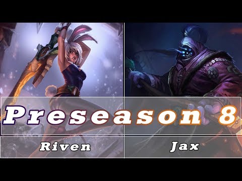 BoxBox Riven vs Jax Top - Best RIven Play  - lol Riven  - S8 Preseason Ranked Gameplay