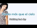 Nothing but sky - Jaci Velasquez w/ lyrics English/Spanish traducida subtitulada