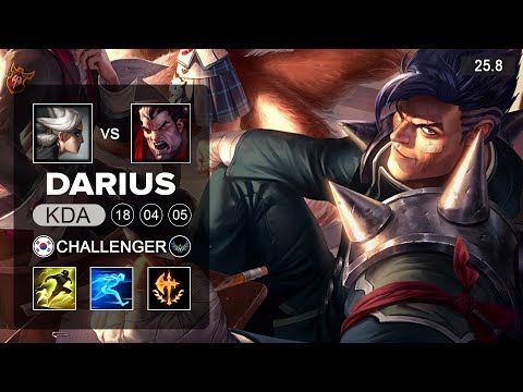 Darius vs Camille Top - KR Challenger - Patch 25.8 Season 15