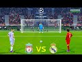 Liverpool Vs Real Madrid - Penalty Shootout 2023 | UEFA Champions League | eFootball PES Gameplay