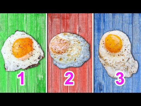 How do you fry an egg 3 different ways? Which is best!? | Fried egg masterclass