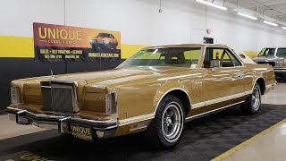 Video Thumbnail for 1977 Lincoln Continental Mark V
