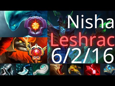 Nisha Leshrac vs Void Spirit, Mars, Morphling - blink, Split Earth! - dota2
