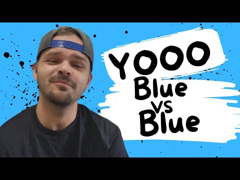 when the blue players sit down together to play magic the gathering