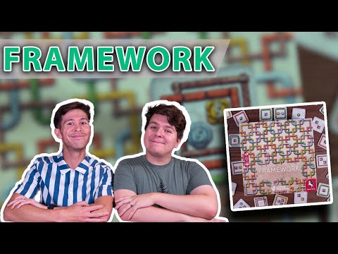 Framework | Is It Better Than Nova Luna and Sagani? | Board Game Review and Overview (Episode #70)