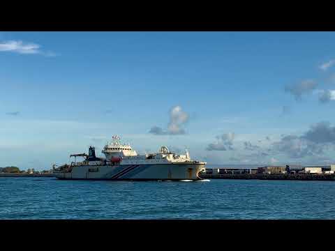 Cable Ship SubCom Dependable Arrives at Fremantle Harbour