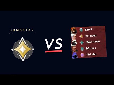 Valorant Immortal vs 5 Stack!